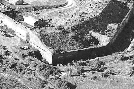 Aerial photo of the air shaft