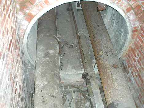 Inside the pit