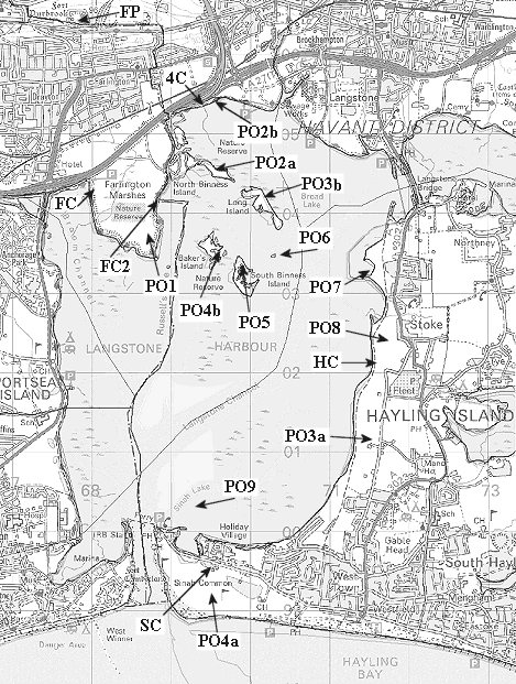 Langstone Q Decoy map