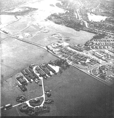 Morelands HAA battery aerial photo 