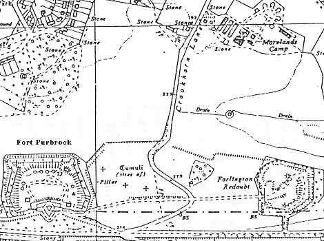 map of Crookhorn HAA site