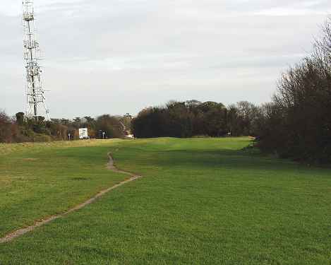 Modern view of site