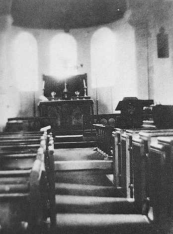 inside the church