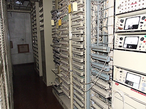 Equipment racks.