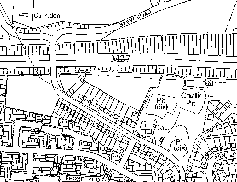 Map of the Chalk Pits