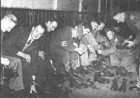 Cosham Home Guard get some kit