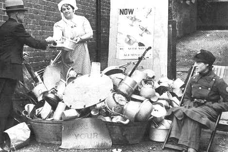 Collecting aluminium at Drayton