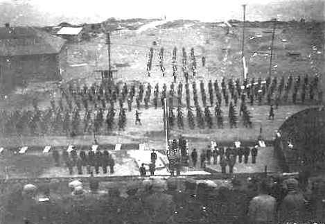 parade in honour of the King