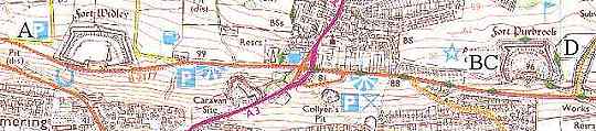interdiction site OS map
