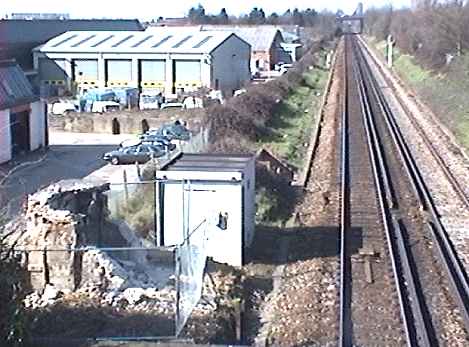 Pillbox guarding the railway line