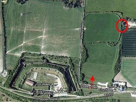 Map showing Green Pipe location