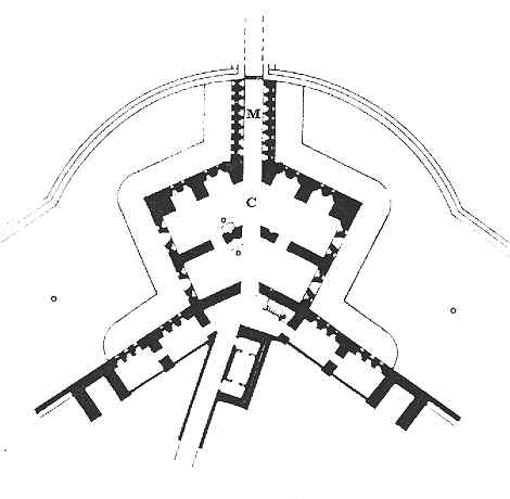 Fort purbrook north east Caponier plan