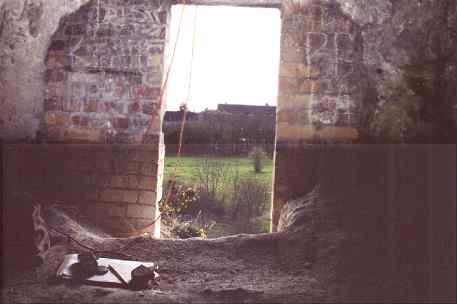 looking out of the cooper shelter